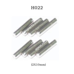 Wheel Hex. Pins (2X10mm)H022 For HBX 2997A 2997 Parts