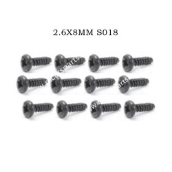Screws 2.6X8MM S018 For HBX 2997A 2997 Parts