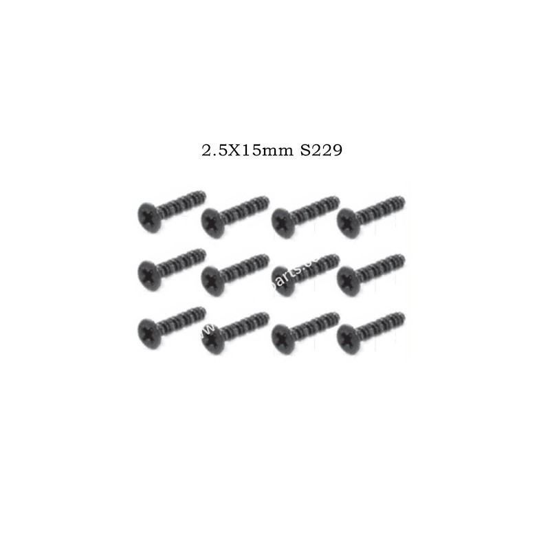 Screws 2.5X15mm S229 For HBX 2997A 2997 Parts