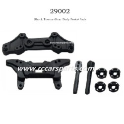 RC Car Shock Towers+Rear Body Posts+Pads 29002 For HBX 2195 Parts