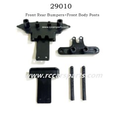 RC Car HBX 2193 1/18 Parts Front Rear Bumpers+Front Body Posts 29010