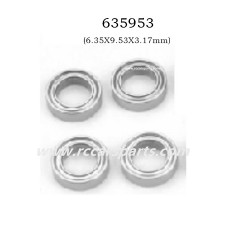 RC Car HBX 2193 Parts Ball Bearings (6.35X9.53X3.17mm) 635953