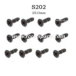 RC Car HBX 2195 Parts Screws KBHO 2X12mm S202