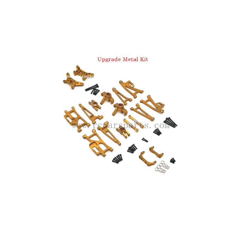 RC Car MJX Hyper Go 14210 Parts Upgrade Metal Kit-Gold
