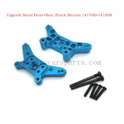 MJX 14210 Hyper Go 1/14 Parts Front and rear shock absorber brackets-blue
