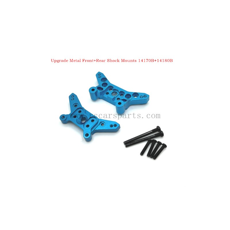 MJX 14210 Hyper Go 1/14 Parts Front and rear shock absorber brackets-blue