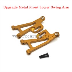 RC Car MJX Hyper Go 14210 Parts Upgrade Metal Front Lower Swing Arm Gold