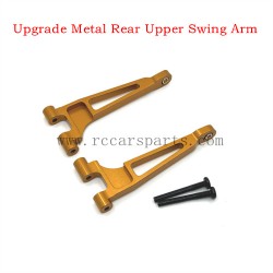 RC Car MJX Hyper Go 14209 Parts  Upgrade Metal Rear Upper Swing Arm Gold