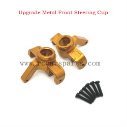 RC Car MJX Hyper Go 14209 Parts Upgrade Metal Front Steering Cup Gold