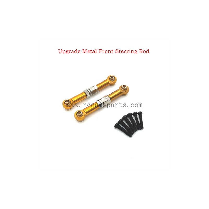 RC Car MJX 14209 Hyper Go Parts Upgrade Metal Front Steering Rod Gold