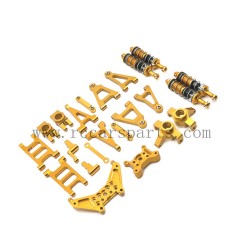 MJX Hyper Go 14301 Off-Road Upgrade Metal Kit Parts-Gold