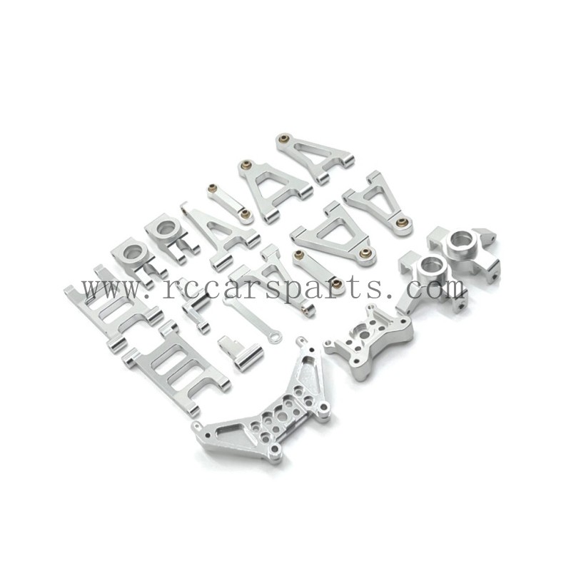 MJX Hyper Go 14302 RC Car Upgrade Metal Kit-Silver