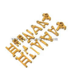 MJX Hyper Go 14302 Spare Parts Upgrade Metal Kit Parts-Gold