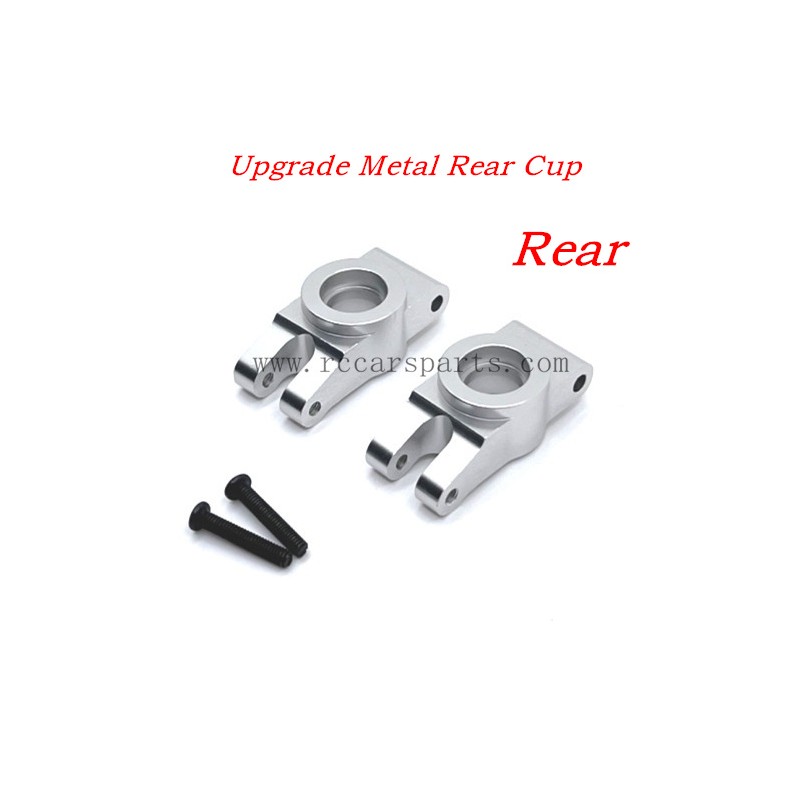 MJX Hyper Go 14302 RC Car Parts Upgrade Metal Rear Cup-Silver