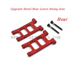 RC Car MJX Hyper Go 14303 Parts Upgrade Metal Rear Lower Swing Arm-Red