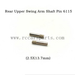 RC Car 16301 Parts Rear Upper Swing Arm Shaft Pin 6115 (2.5X13.7mm), SCY RC Car