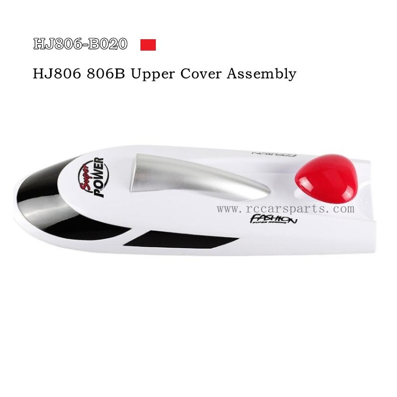 Hongxunjie HJ806 rc boat parts Upper Cover Assembly Red HJ806-B020