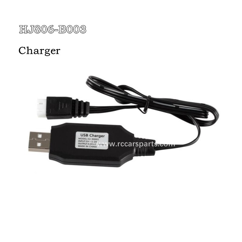 HXJ R/C HJ806B High Speed Yacht Toy Accessories 7.4V USB Charger HJ806-B003
