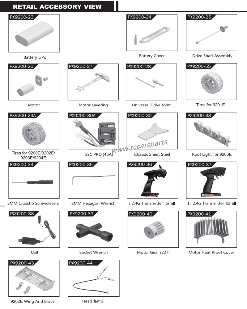 enoze 9200e 9201e 9202e 9203e 9204e 9206e car parts list-2