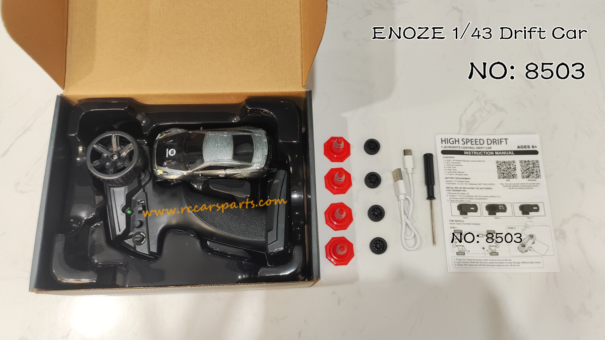 ENOZE 1/43 scale rc drift car with gyro 8503